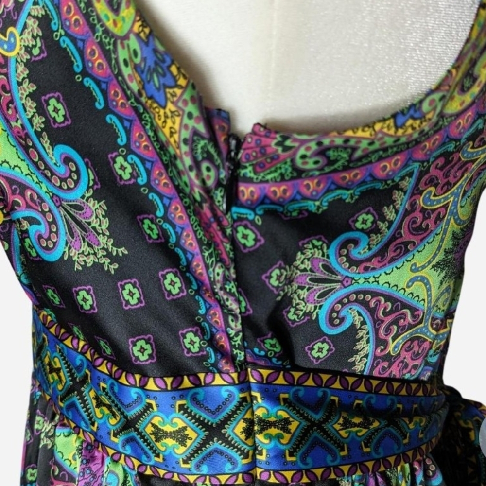Pre-owned Vibrant Paisley Maxi Dress - Picture 5 of 8
